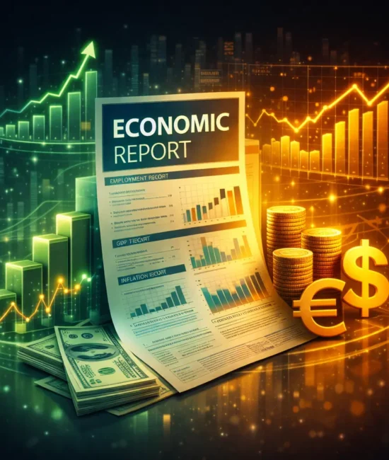 التقارير الاقتصادية الشهرية وتأثيرها بأسعار الأسهم والعملات